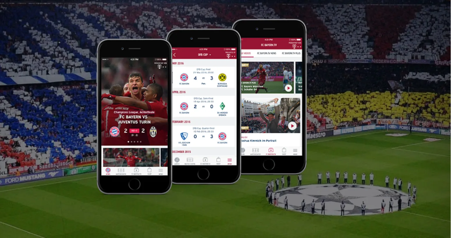 FC Bayern App ➤ All FCB-Apps for Android, iOS & Smart TV